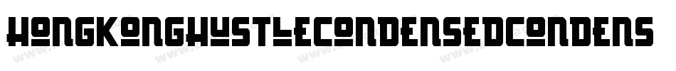 HongKongHustleCondensedCondensed-Kg1D字体转换