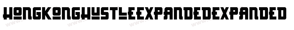 HongKongHustleExpandedExpanded-vDKD字体转换