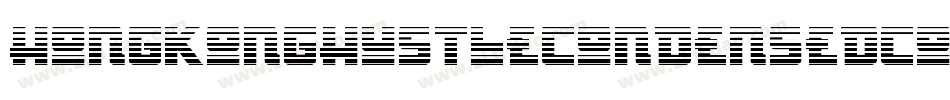 HongKongHustleCondensedCondensed-Kg1D字体转换