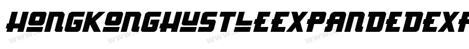 HongKongHustleExpandedExpanded-vDKD字体转换