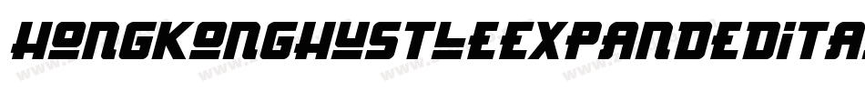 HongKongHustleExpandedItaliExpandedItalic-l4V0字体转换