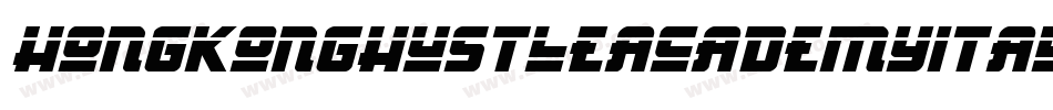 HongKongHustleAcademyItalicItalic-M4Bx字体转换