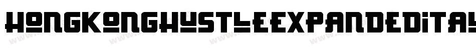 HongKongHustleExpandedItaliExpandedItalic-l4V0字体转换