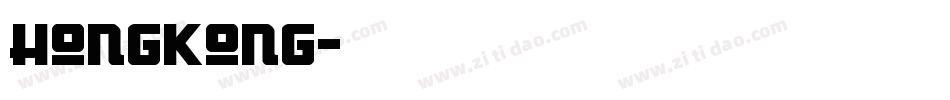 hongkong字体转换