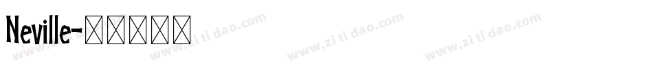 Neville字体转换
