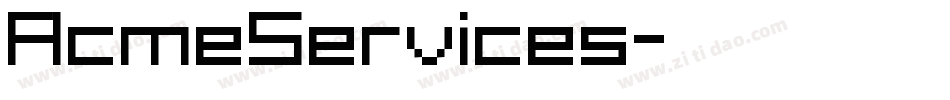 AcmeServices字体转换