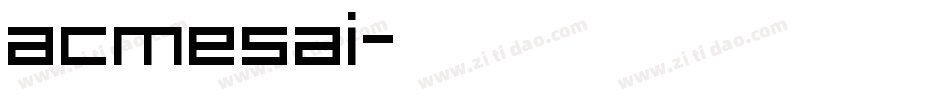 acmesai字体转换