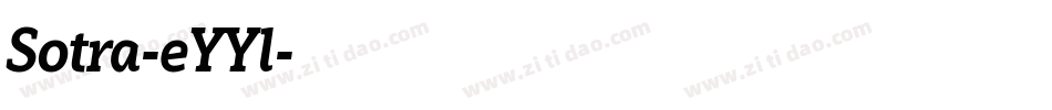 Sotra-eYYl字体转换