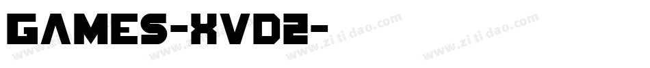 Games-XvD2字体转换
