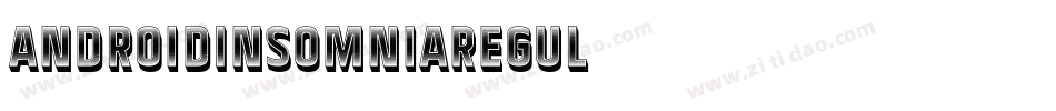 AndroidInsomniaRegul字体转换