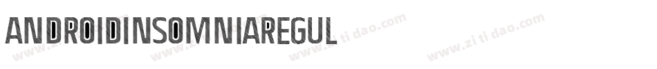 AndroidInsomniaRegul字体转换
