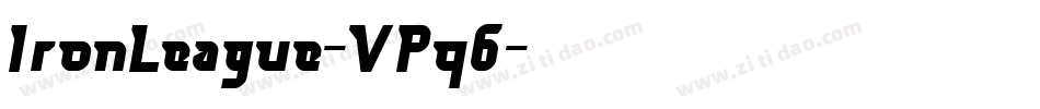 IronLeague-VPq6字体转换