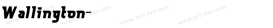 Wallington字体转换