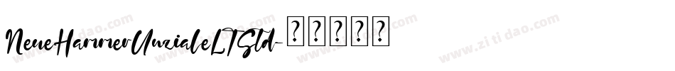 NeueHammerUnzialeLTStd字体转换
