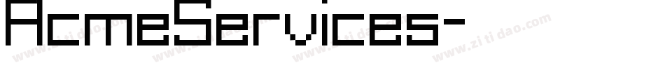 AcmeServices字体转换