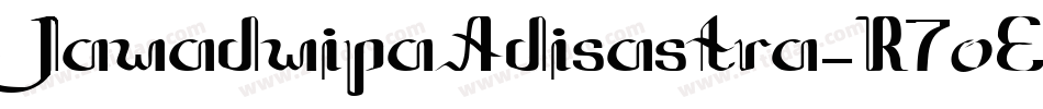 JawadwipaAdisastra-R7oE字体转换