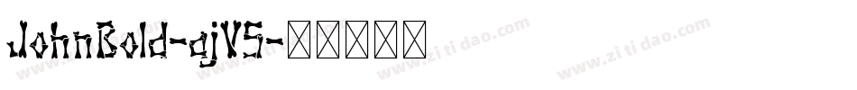 JohnBold-ajV5字体转换