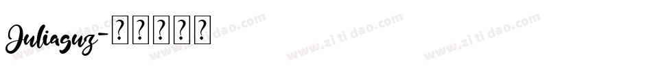 Juliaguz字体转换
