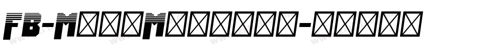 FB-ManyMondays字体转换