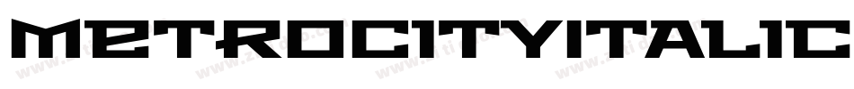 MetroCityItalic-37j6字体转换