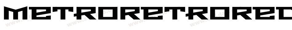 MetroRetroRedux字体转换