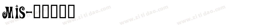 Mis字体转换
