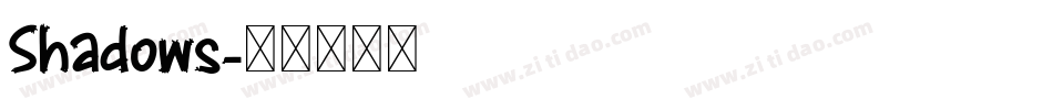 Shadows字体转换