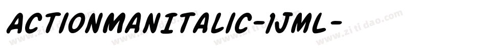 ActionManItalic-1JmL字体转换