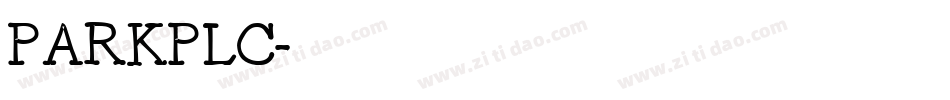 PARKPLC字体转换
