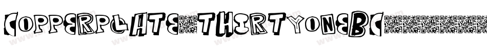 Copperplate-ThirtyOneBC字体转换