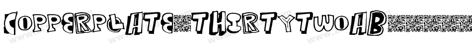 Copperplate-ThirtyTwoAB字体转换