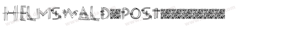 Helmswald-Post字体转换