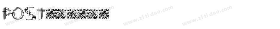 POST字体转换