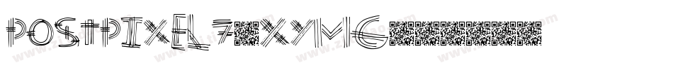 PostPixel7-XyMG字体转换