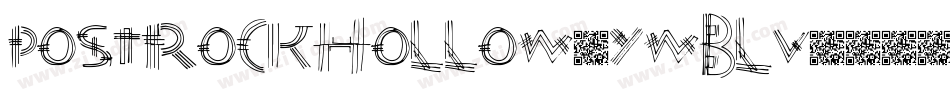 PostRockHollow-ywBLV字体转换