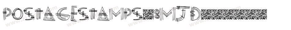 Postagestamps-8MJD字体转换