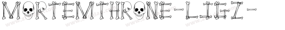 MortemThrone-LjgZ字体转换