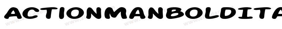 ActionManBoldItalic-Kg3A字体转换