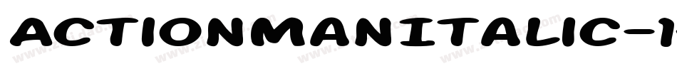 ActionManItalic-1JmL字体转换