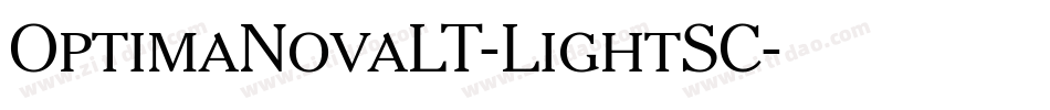 OptimaNovaLT-LightSC字体转换