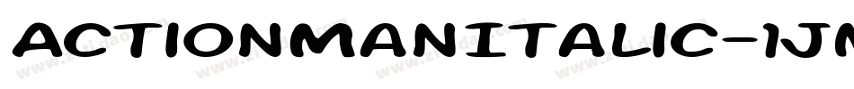 ActionManItalic-1JmL字体转换