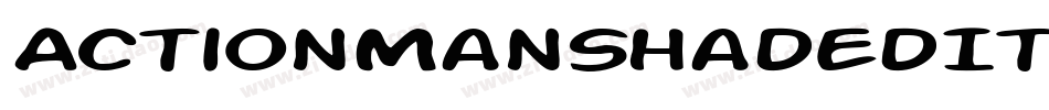 ActionManShadedItalic-B2oV字体转换 ActionManShadedItalic-B2oV字体转换