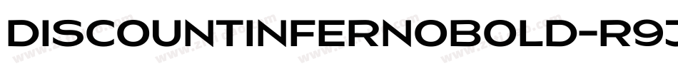DiscountInfernoBold-R9J3字体转换