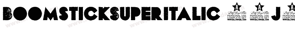 BoomstickSuperItalic-34j3字体转换