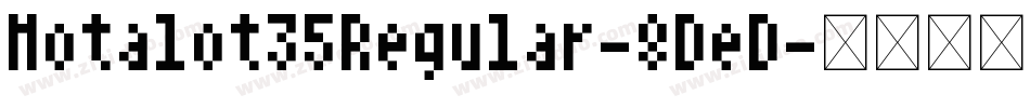 Notalot35Regular-8DeD字体转换