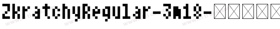 ZkratchyRegular-3m18字体转换
