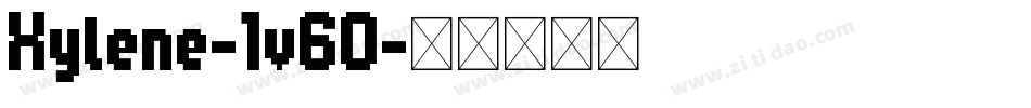 Xylene-1v60字体转换