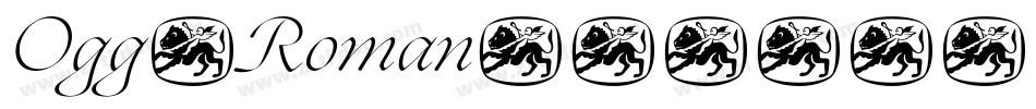 Ogg-Roman字体转换