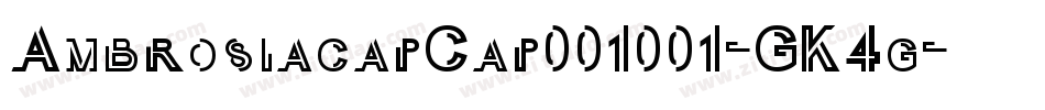 AmbrosiacapCap001001-GK4g字体转换