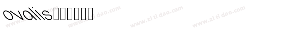 Ovalis字体转换